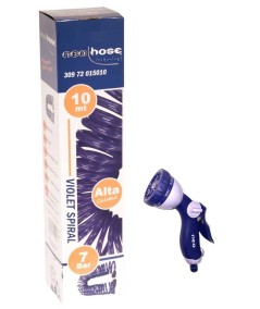 Manguera espiral NEOHOSE Violet Spiral 10 m con pistola