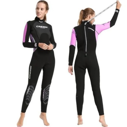 Traje Cressi MOREA Mujer 3 mm negro-rosa