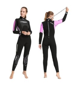 Traje Cressi MOREA Mujer 3 mm negro-rosa