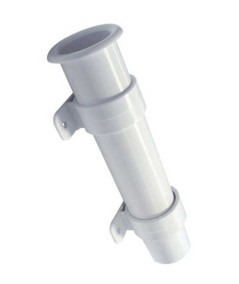 Portacañas nylon pared blanco Ø 40 mm
