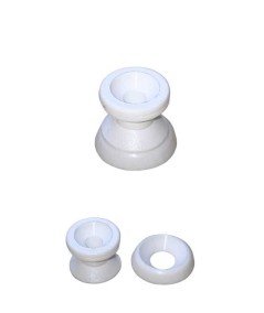 Botón con arandela 13 mm para capotas y toldos blanco