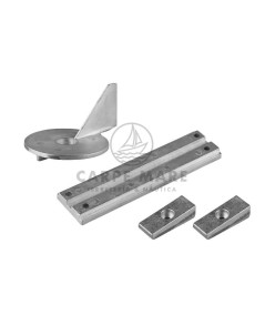 Kit ánodos aluminio Mercury F30-F40-F60