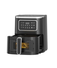Freidora sin Aceite Negra Digital KÜKEN 5L – Con Ventana y Pantalla Táctil