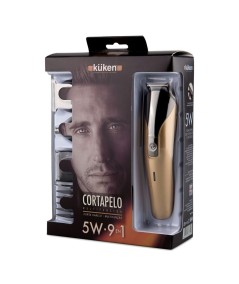 Cortapelo Profesional KÜKEN 9 en 1 – Recargable, Multifunción y con Cuchillas de Precisión