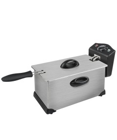 Freidora Inox KÜKEN 2000W – 3 Litros, Termostato Ajustable