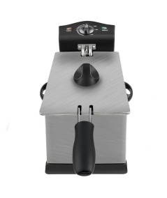 Freidora Inox KÜKEN 2000W – 3 Litros, Termostato Ajustable