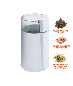 Molinillo de Café KÜKEN 160W – Cuchillas de Acero Inoxidable y Diseño Compacto