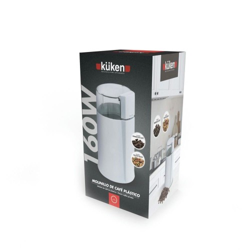 Molinillo de Café KÜKEN 160W – Cuchillas de Acero Inoxidable y Diseño Compacto