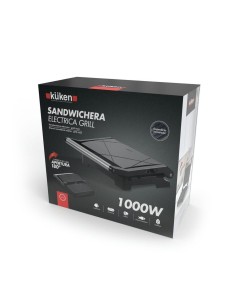 Sandwichera Parrilla/Grill Küken 1000W – Versátil, potente y antiadherente