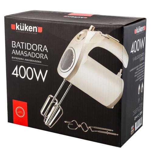 Batidora Amasadora 400W KÜKEN – Potencia, versatilidad y diseño ergonómico