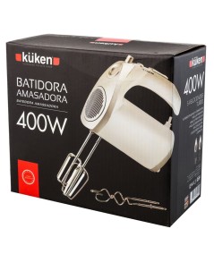 Batidora Amasadora 400W KÜKEN – Potencia, versatilidad y diseño ergonómico