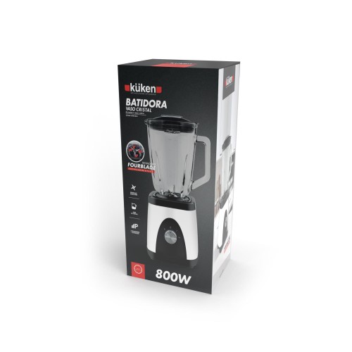 Batidora de Vaso Cristal Küken 1.5L 800W