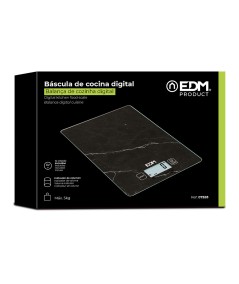 Báscula Digital de Cocina EDM 5 kg – Precisión y Diseño Compacto