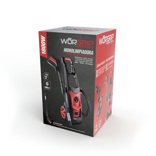 Hidrolimpiadora WŌRGRIP 1800W 140 Bar – Potente y Compacta