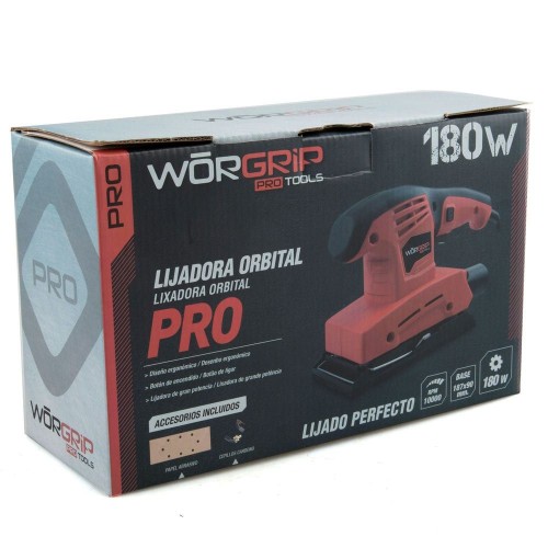 Lijadora Orbital Wōrgrip Pro 180W