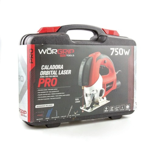 Caladora Orbital Láser Wōrgrip Pro 750W