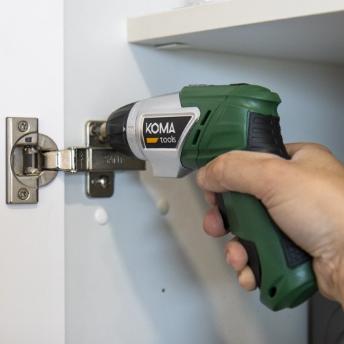 Atornillador a Batería Reversible Koma Tools 3,6V Litio – Compacto y Versátil