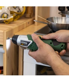 Atornillador a Batería Reversible Koma Tools 3,6V Litio – Compacto y Versátil
