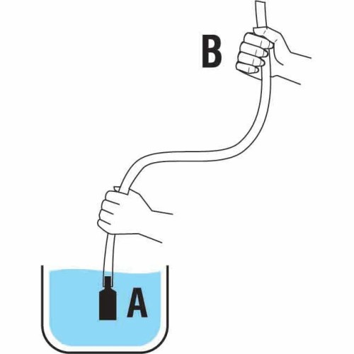 Bomba Manual de Trasvase para Líquidos – Manguera de 160 cm Ø12,5 mm – Rápida y Fácil