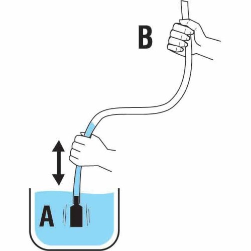 Bomba Manual de Trasvase para Líquidos – Manguera de 160 cm Ø12,5 mm – Rápida y Fácil
